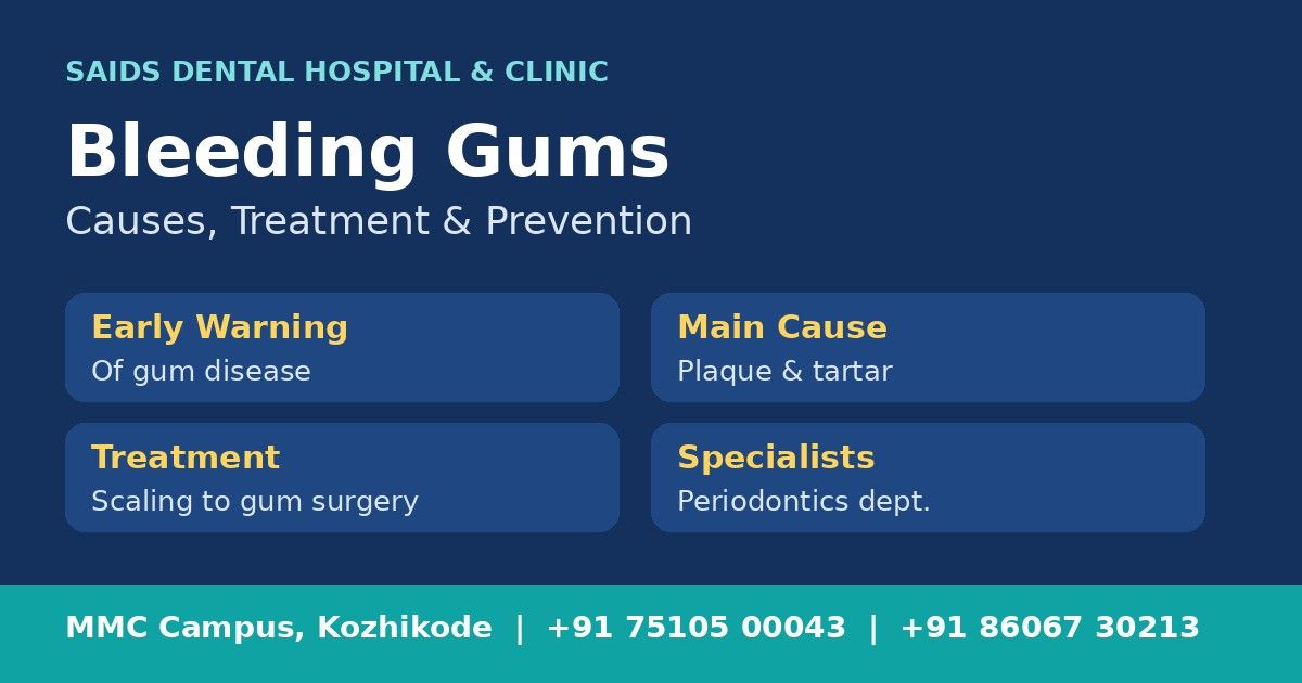 Bleeding Gums: Causes, Treatment & Prevention