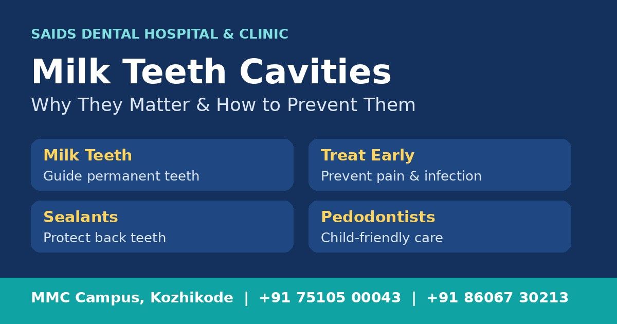 Milk Teeth Cavities: Why They Matter and How to Prevent Them